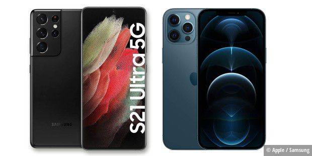 Porównanie Galaxy S21 Ultra i iPhone’a 12 Pro Max: co jest lepsze?